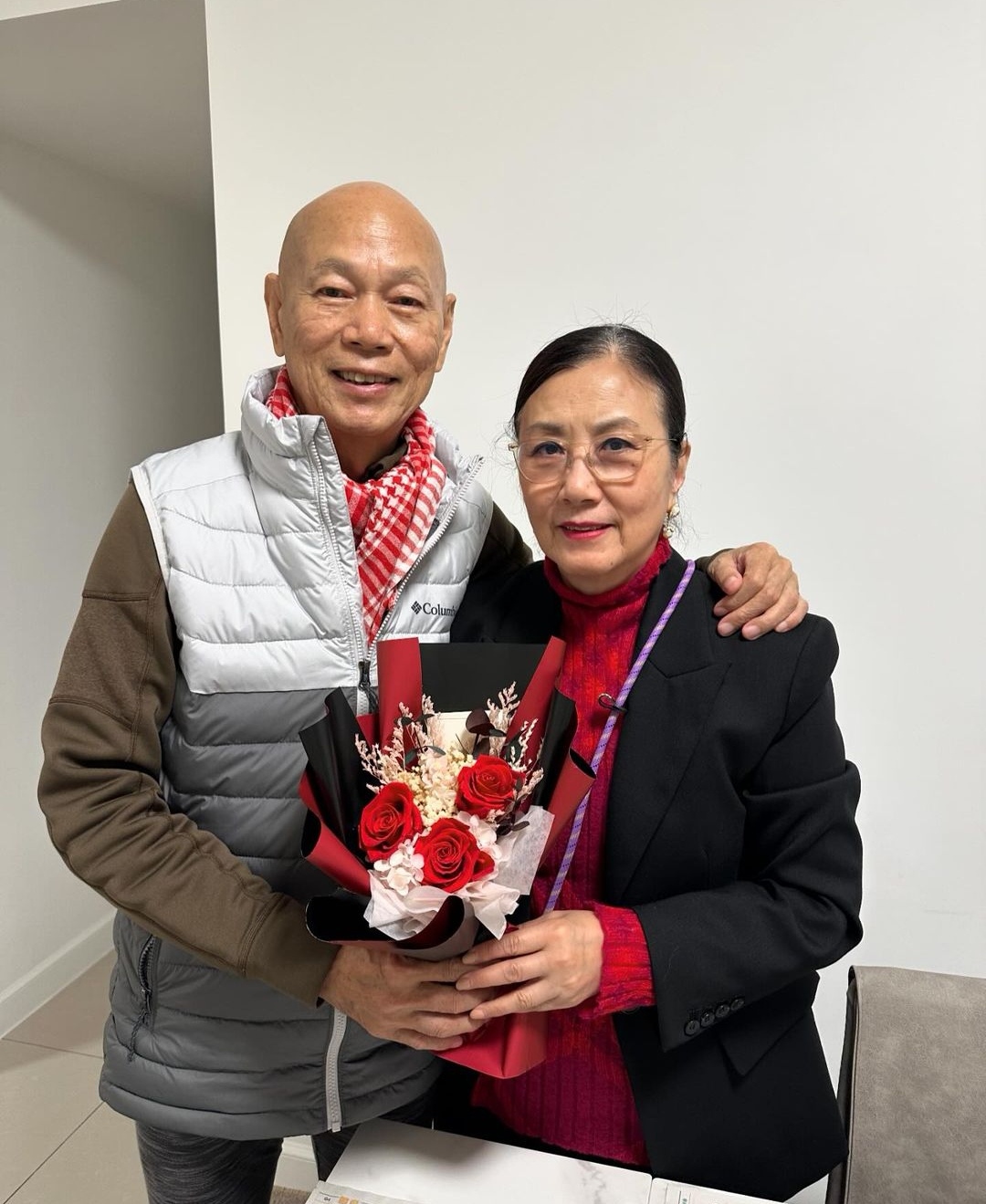 娛樂-汪明荃-羅家英-生日
