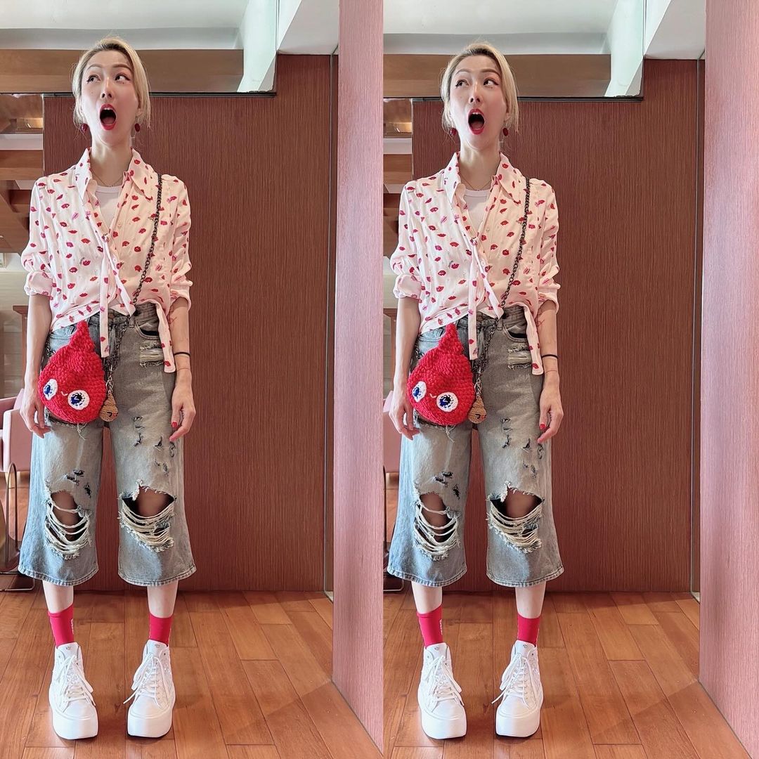 娛樂-鄭秀文-紅色力量-中銀香港賽馬日