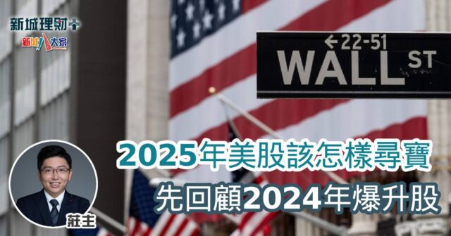 2025年美股該怎樣尋寶 先回顧2024年爆升股 b20250102