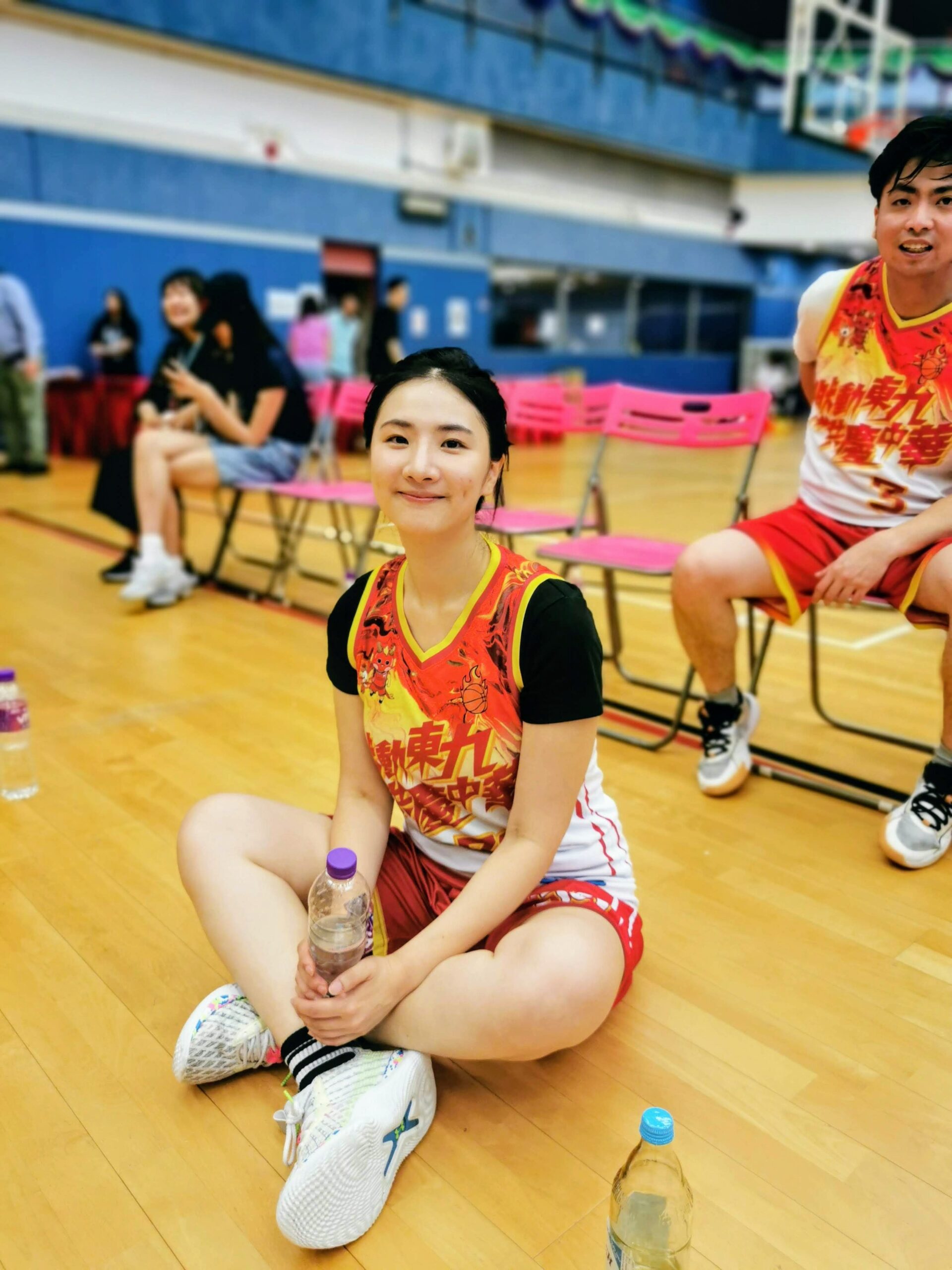 娛樂-燃動東九共慶中華-嘉賓籃球表演賽-林盛斌