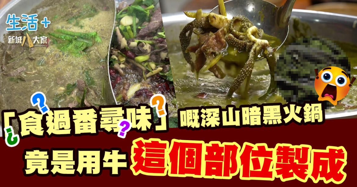 食過番尋味？深山黑暗牛癟火鍋 竟然係牛嘅OO