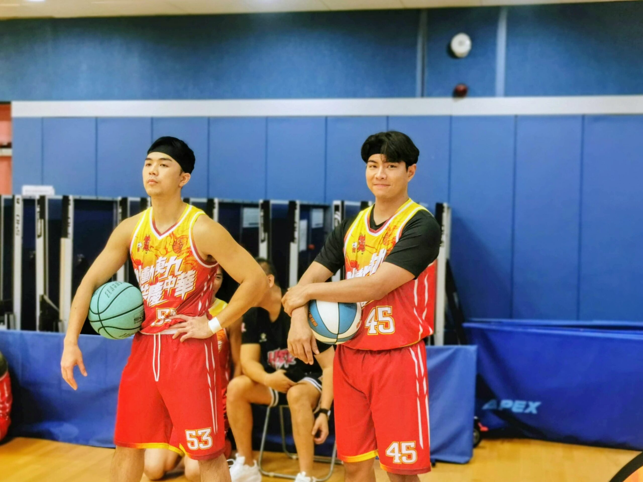 娛樂-燃動東九共慶中華-嘉賓籃球表演賽-林盛斌