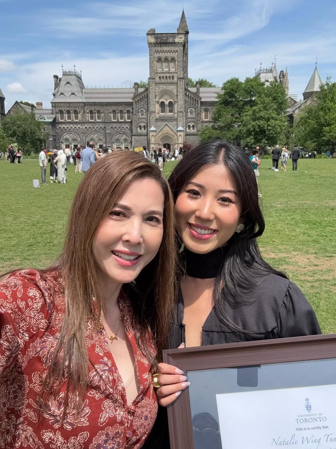 娛樂-李婉華-囡囡-多倫多大學高等榮譽畢業