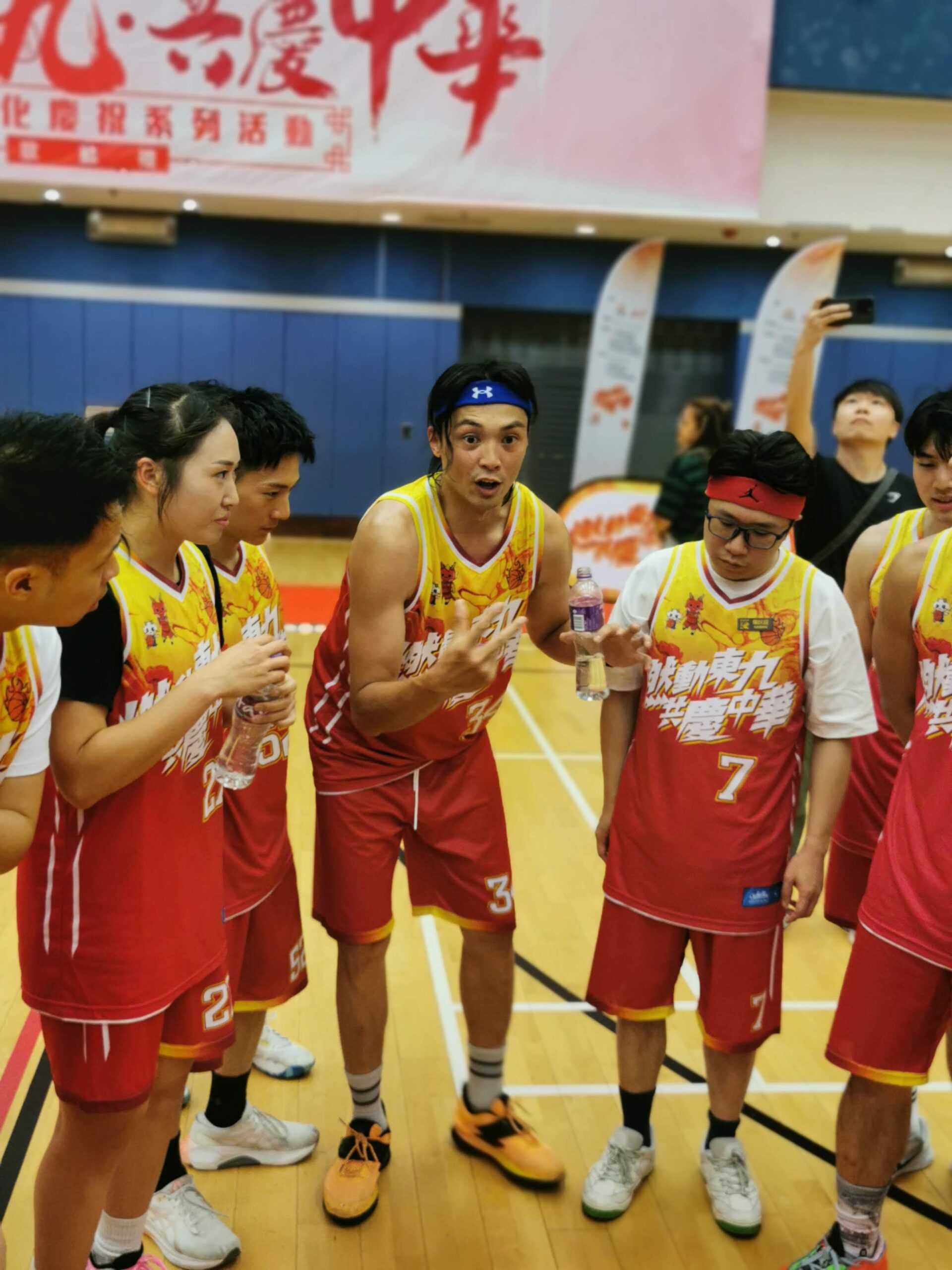 娛樂-燃動東九共慶中華-嘉賓籃球表演賽-林盛斌