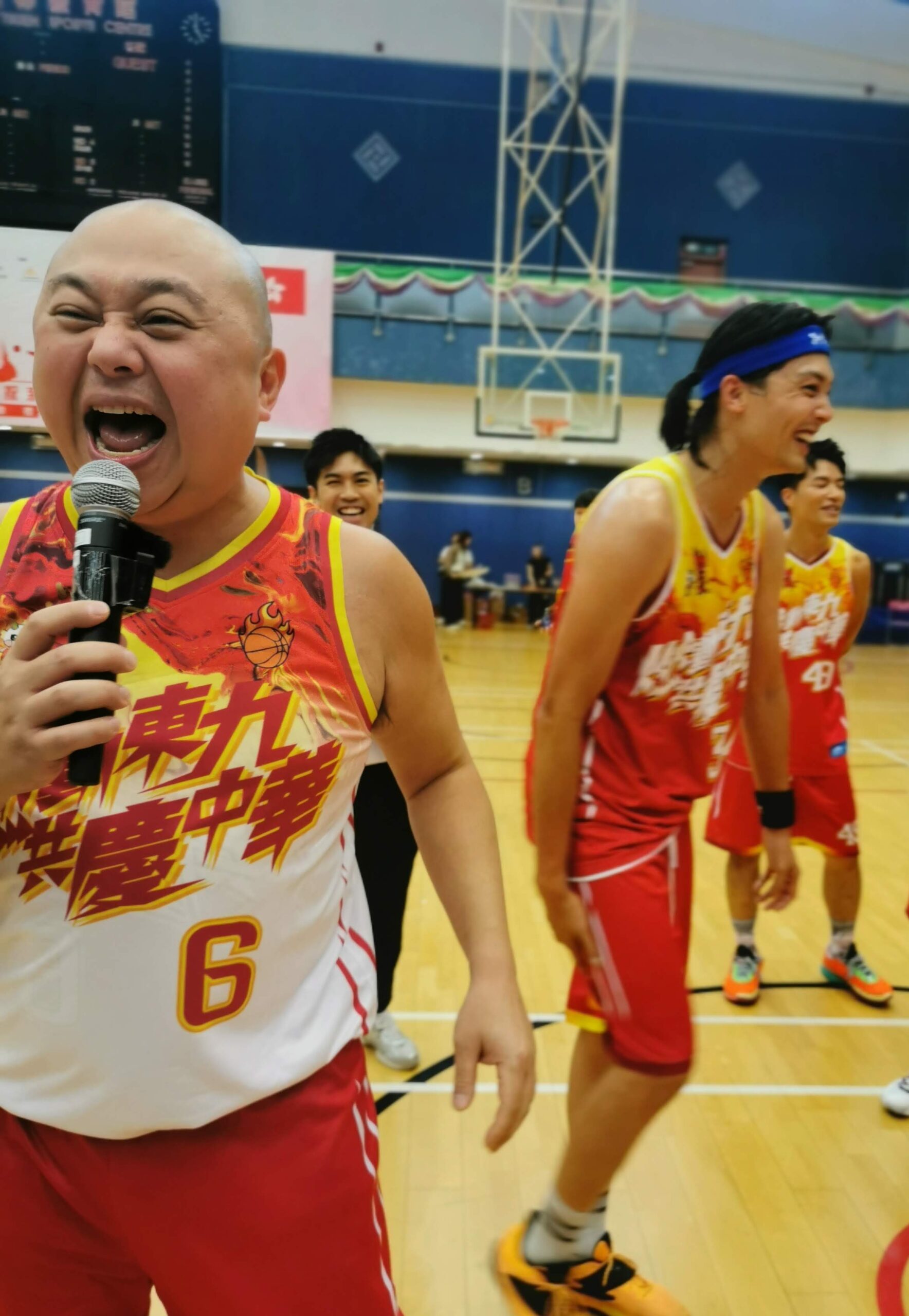 娛樂-燃動東九共慶中華-嘉賓籃球表演賽-林盛斌