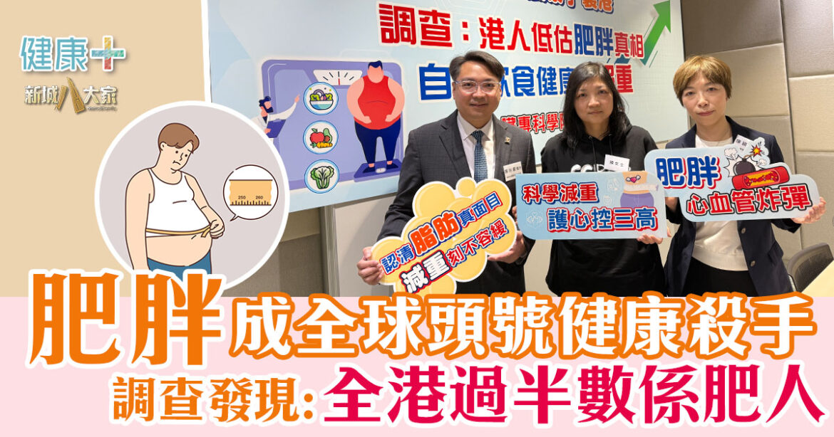 肥胖成全球頭號健康殺手 調查發現：全港過半數係肥人