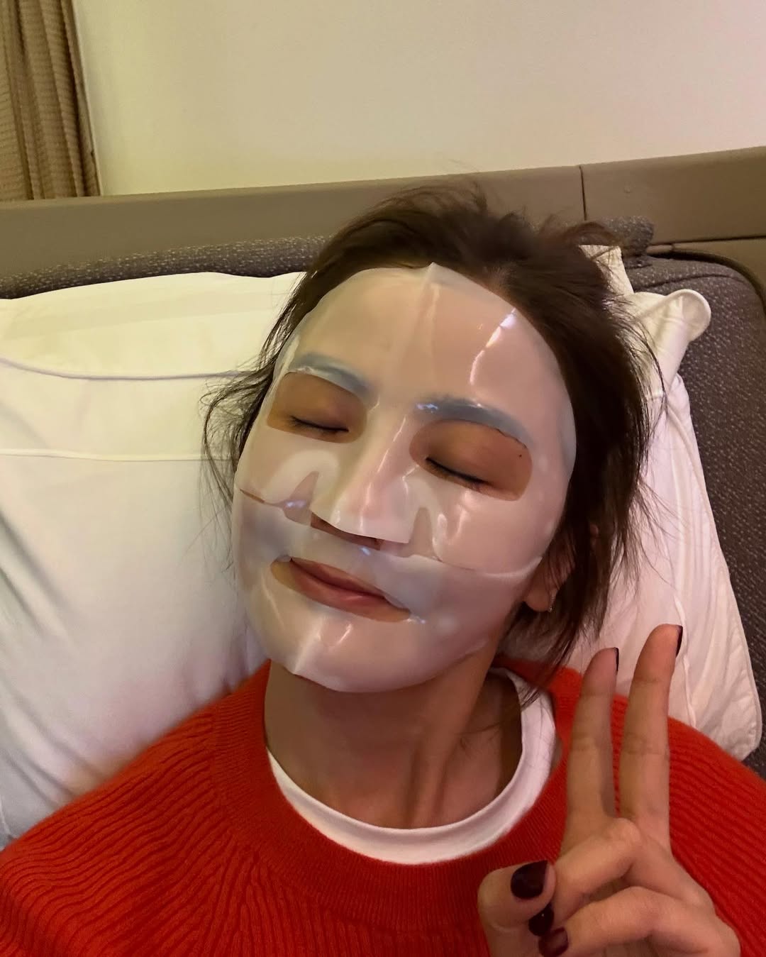 娛樂-阿sa蔡卓妍-素顏-下廚