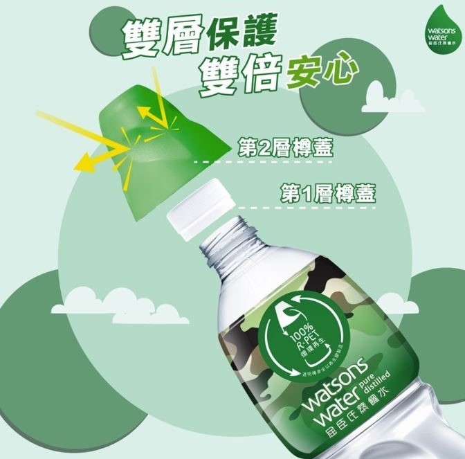 生活-屈臣氏蒸餾水-滴滴清純-品質保證