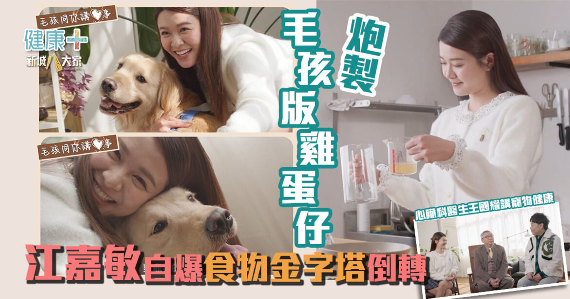 《健康關梨事之毛孩同你講「心」事》｜江嘉敏自爆食物金字塔倒轉  笑認貪食