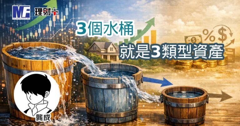 3個水桶就是3類型資產